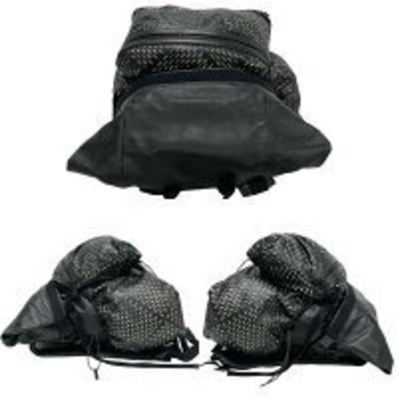 BOTTEGA VENETA calfskin leather backpack daypack black Mens - Picture 5 of 9